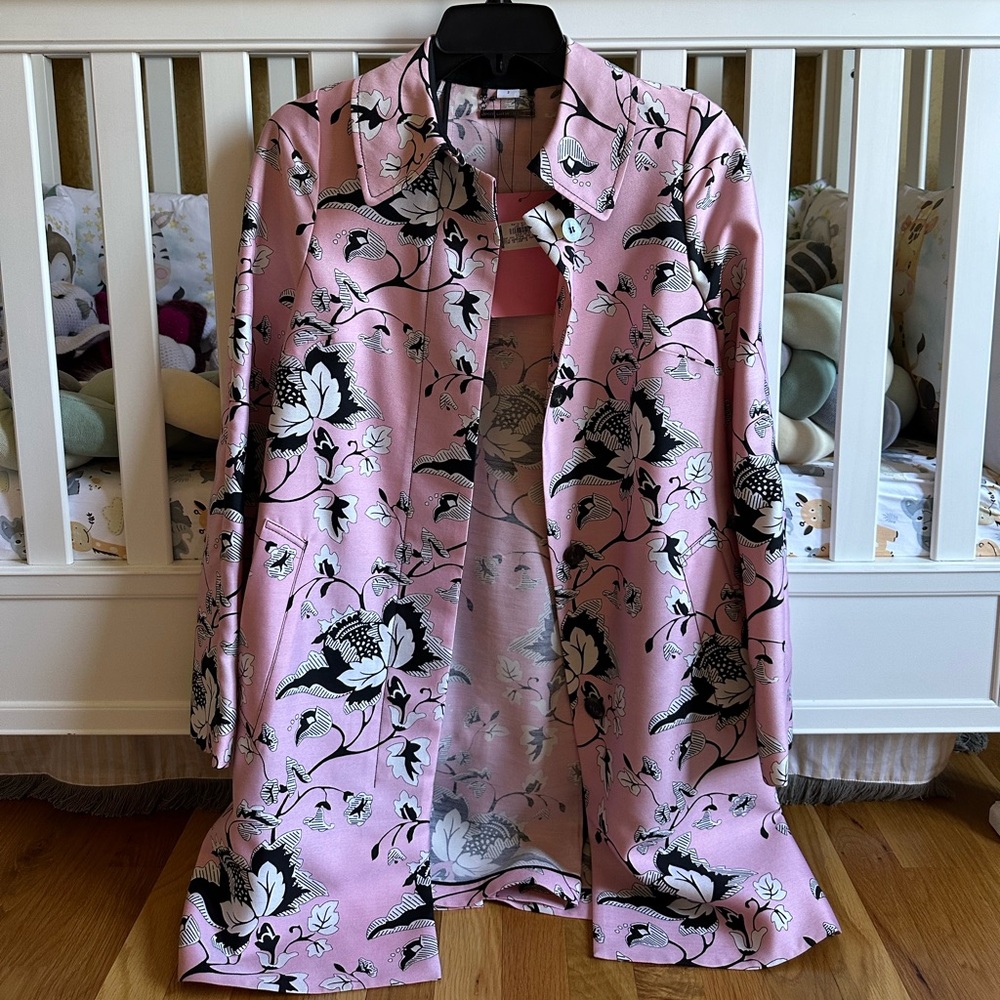 Diane Von Furstenberg Pink Floral Jacket